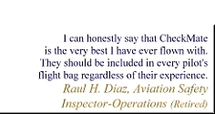 CheckMate Aviation Checklist - FAA Inspector